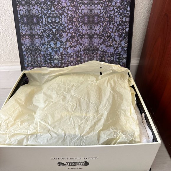 PRICE DROP NWT $80 Leon Max | Black Vested Leather Pump - sz 8.5 - Picture 5 of 5